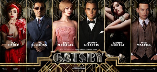 The main cast of The Great Gatsby film (2013).